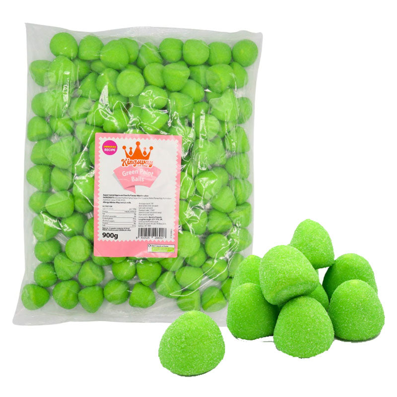 Kingsway Paint Balls  M arshmallows 900g Bag 150 Pieces Assorted Colours Sweets