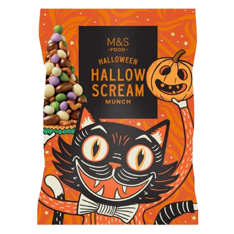 M&S Hallow Scream Munch 300g x 3 Bags – Halloween Chocolate Snack Mix