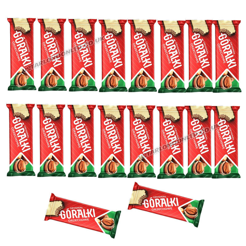 Goralki Wafers 45g Multipack Milky Chocolate Hazelnut Coconut (18 or 36 Packs)