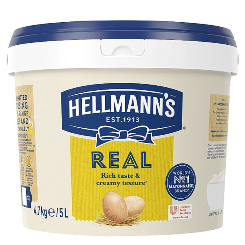 Hellmann's Real Mayonnaise 5L Tub | Vegetarians