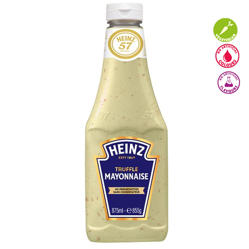 Heinz Truffle Mayonnaise 875ml Gourmet Mayonnaise Sauce