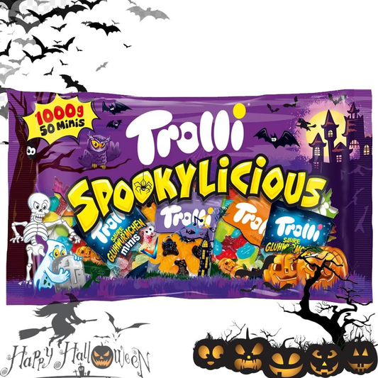 Halloween Trolli Spookylicious Spooky Sweet Mini Bags 1kg