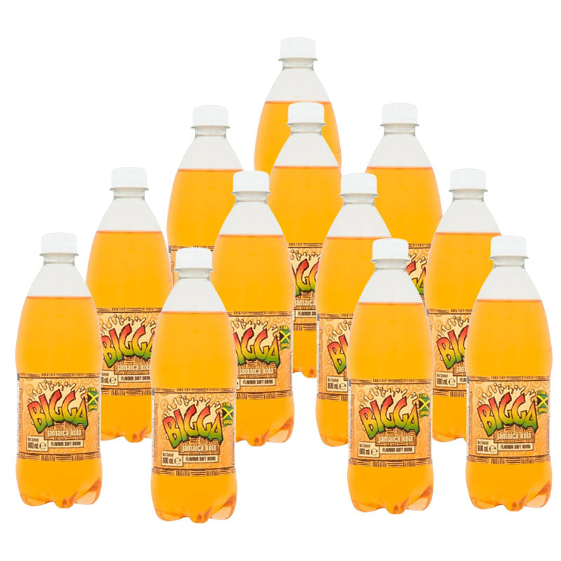 Bigga Soft Drinks 600ml Assorted Flavours (Box of 6 & 12 Bottles)