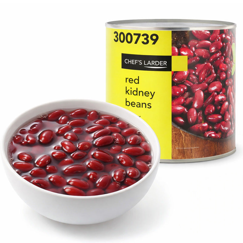 Chef's Larder Red Kidney Beans in Water 2.65kg Catering Tinned Beans