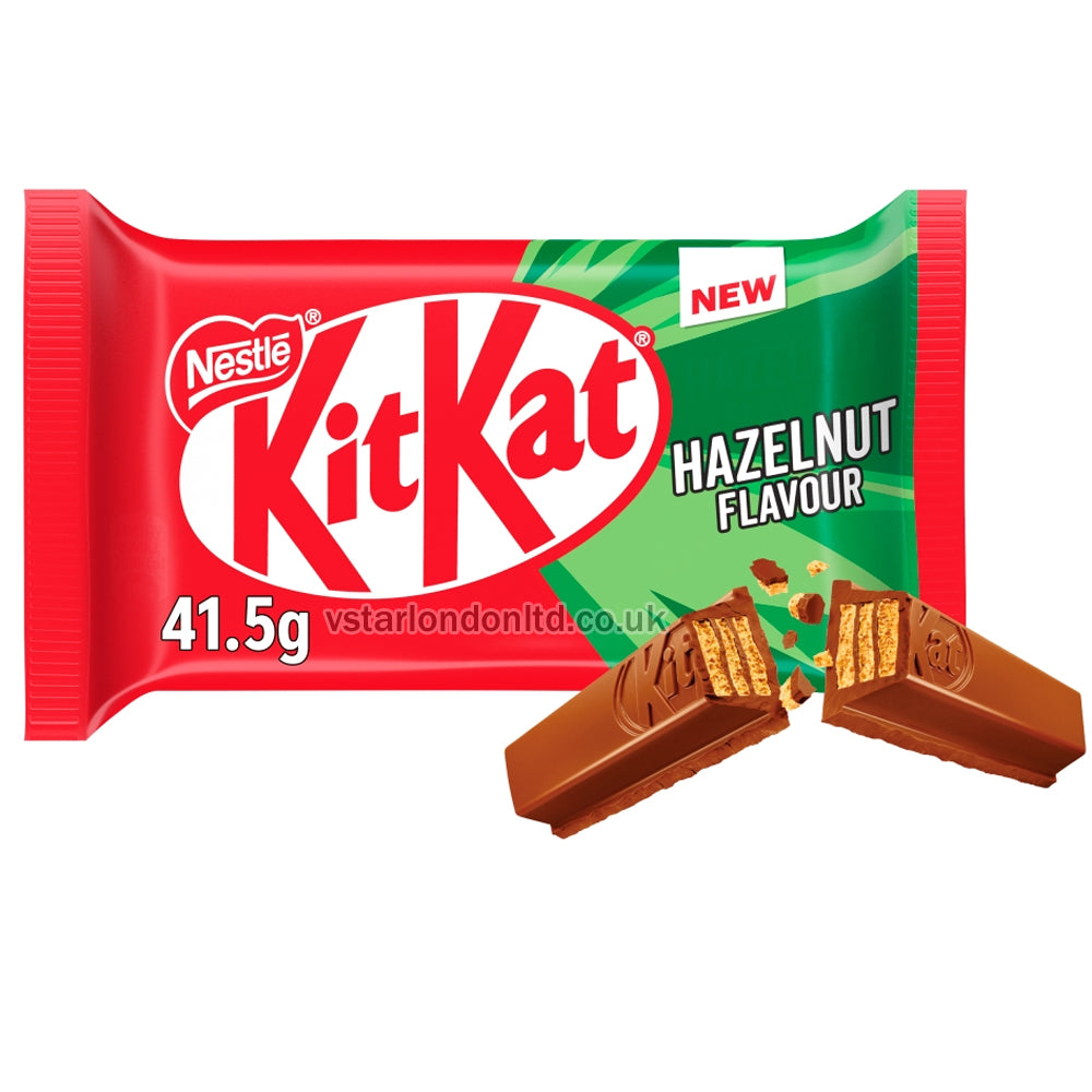 KitKat 4 Finger Hazelnut Chocolate Bar(41.5gx24)