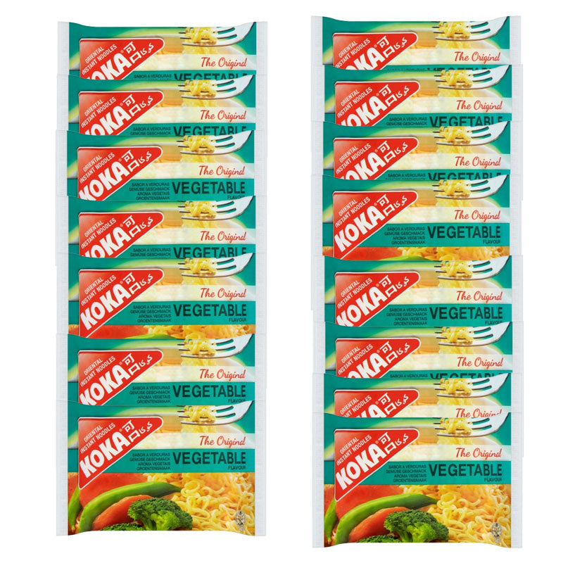 Koka The Original Vegetable Flavour Oriental Instant Noodles 85g – (15 & 30 Packs)