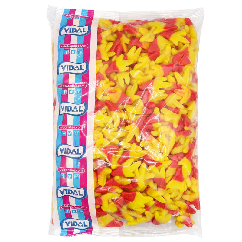 Vidal Chicken Feet Jelly Sweets 1kg - 3kg | Fruit Flavour Novelty Candy