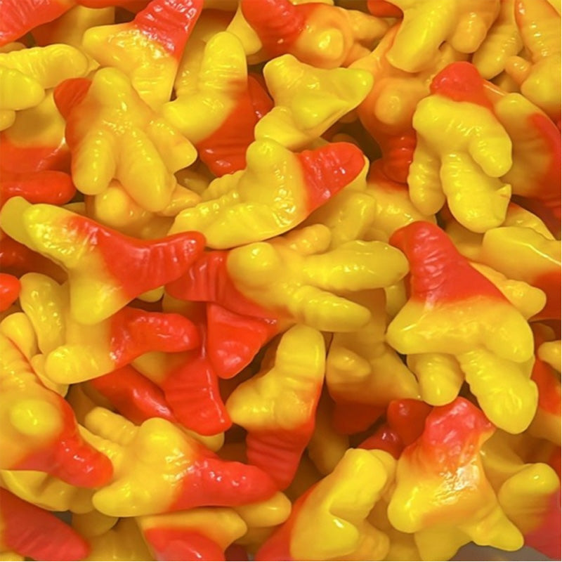 Vidal Chicken Feet Jelly Sweets 1kg - 3kg | Fruit Flavour Novelty Candy
