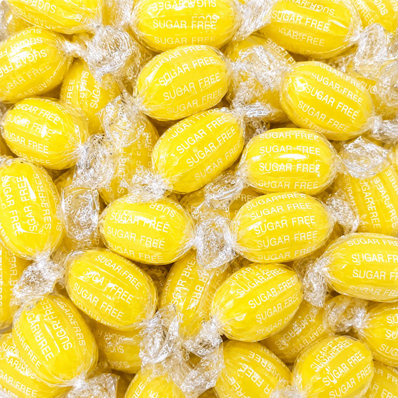 Stockley’s Sherbet Lemons Sugar Free Boiled Sweets 2kg with Fizzy Sherbet Centre Refreshing Candy Bulk Pack