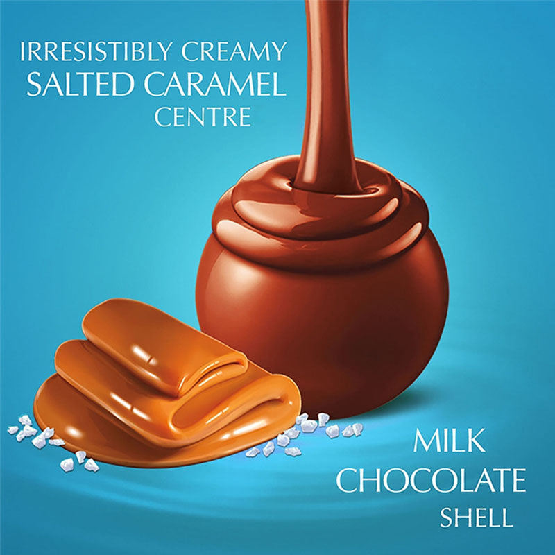 Lindt Lindor Salted Caramel Milk Chocolate Truffles Box 200g