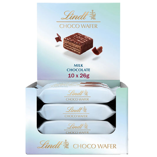 lindt milk chocolate choco wafer 26g