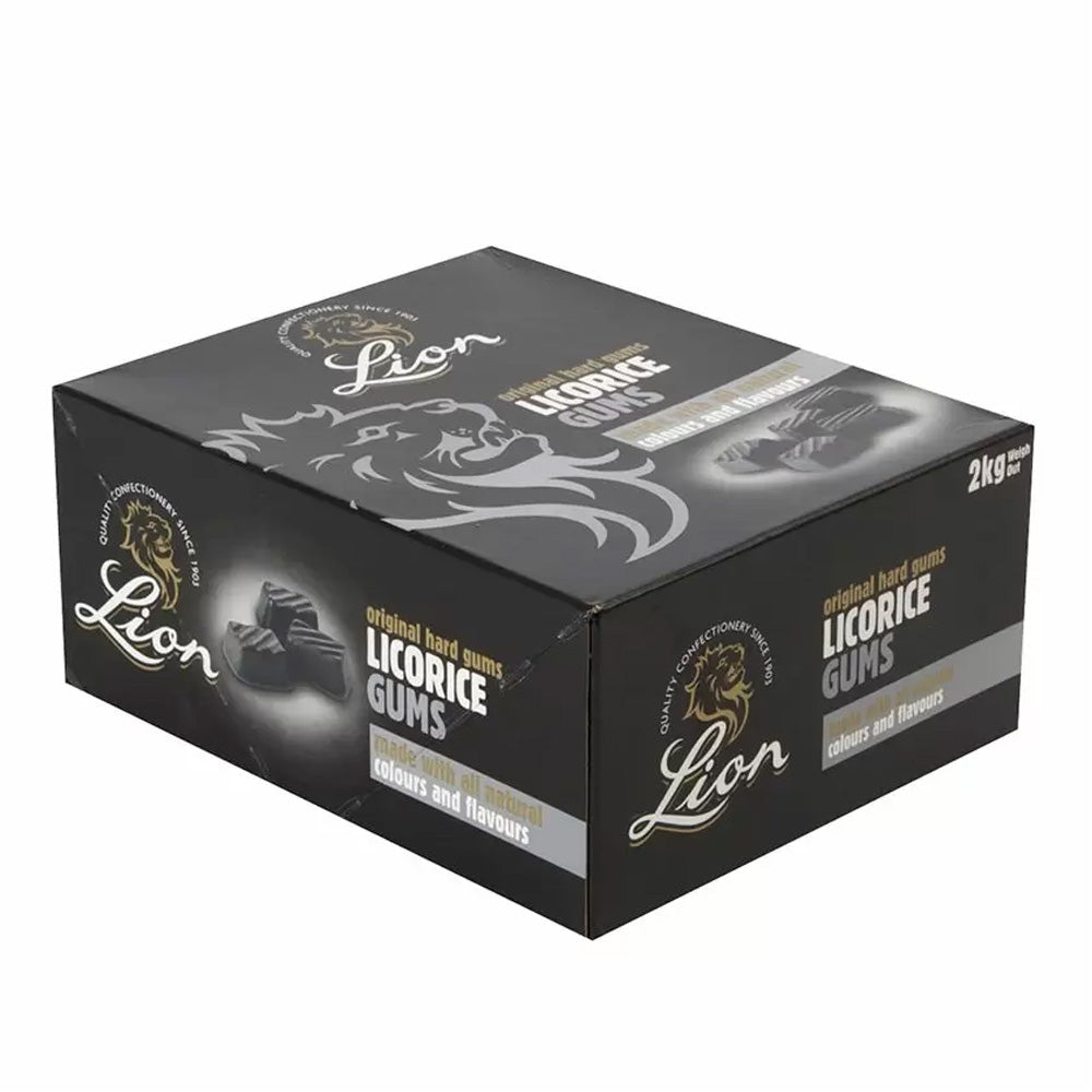 Lion Liquorice Gums 2kg