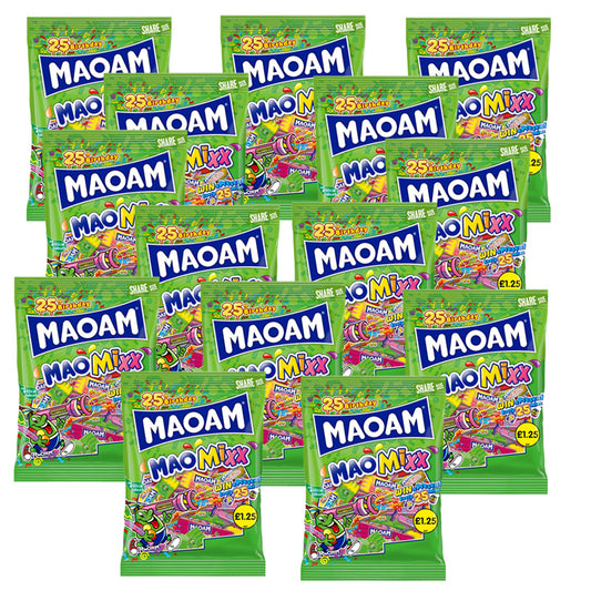MAOAM MaoMixx Assorted Chewy Sweets 140g x 14 PMP Packs Sharing Bags