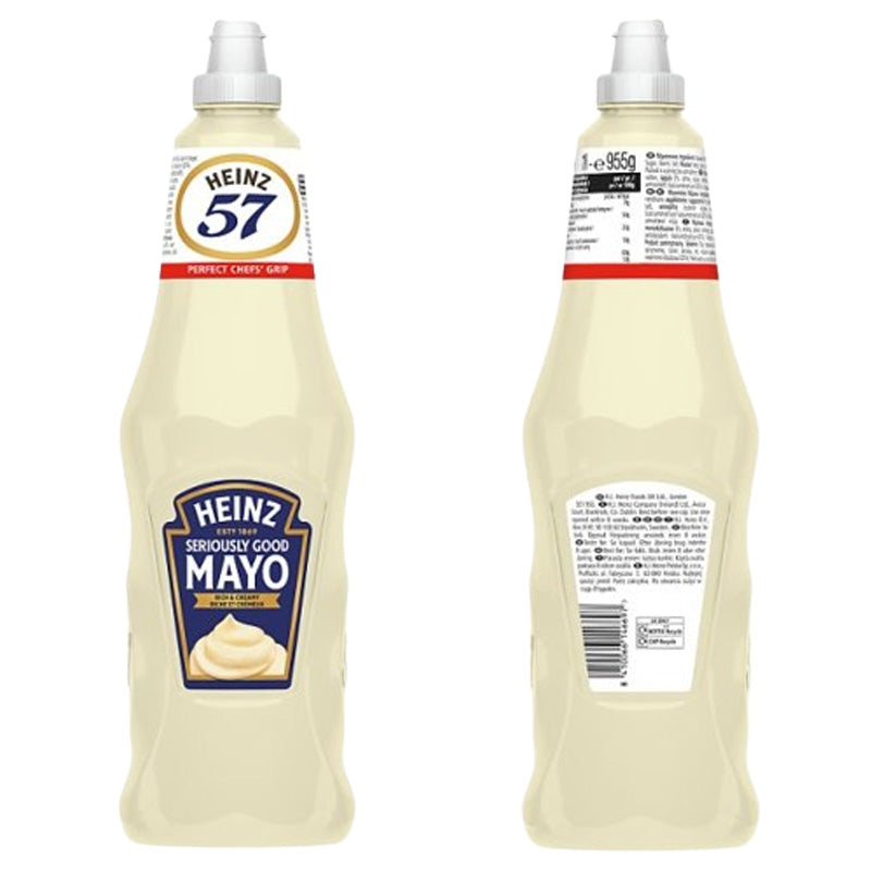 Heinz Mayonnaise 1L Precision Squeeze Foodservice Mayo |Vegetarian (Box of 6 Bottles)