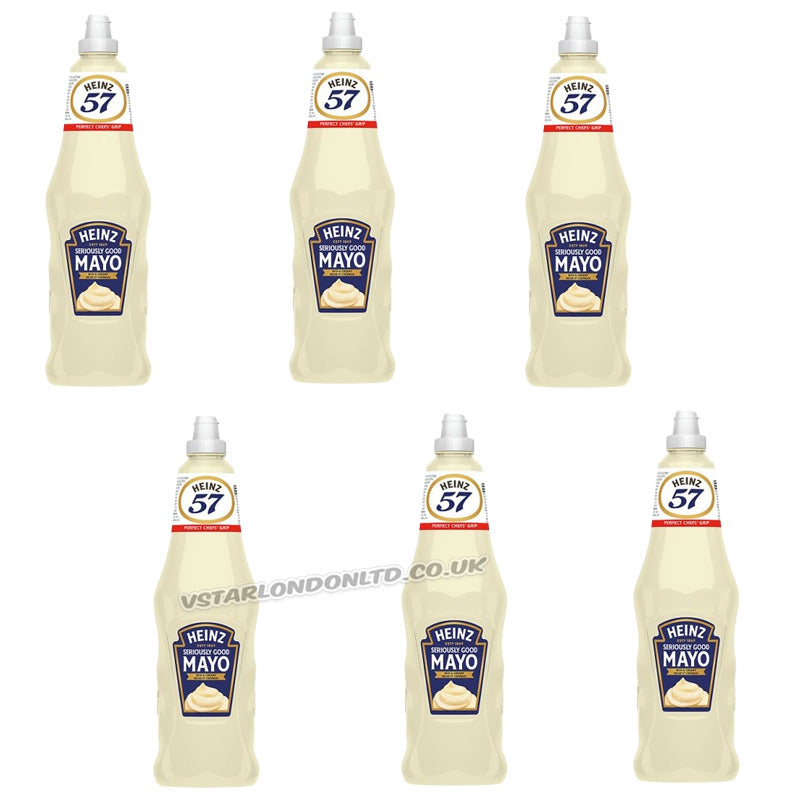 Heinz Mayonnaise 1L Precision Squeeze Foodservice Mayo |Vegetarian (Box of 6 Bottles)