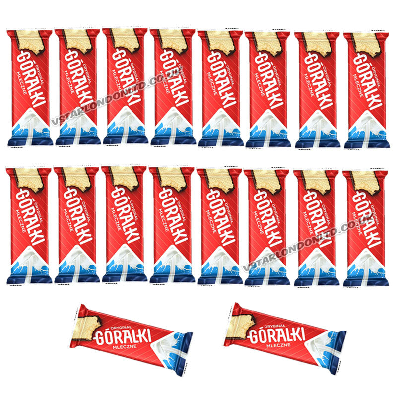 Goralki Wafers 45g Multipack Milky Chocolate Hazelnut Coconut (18 or 36 Packs)