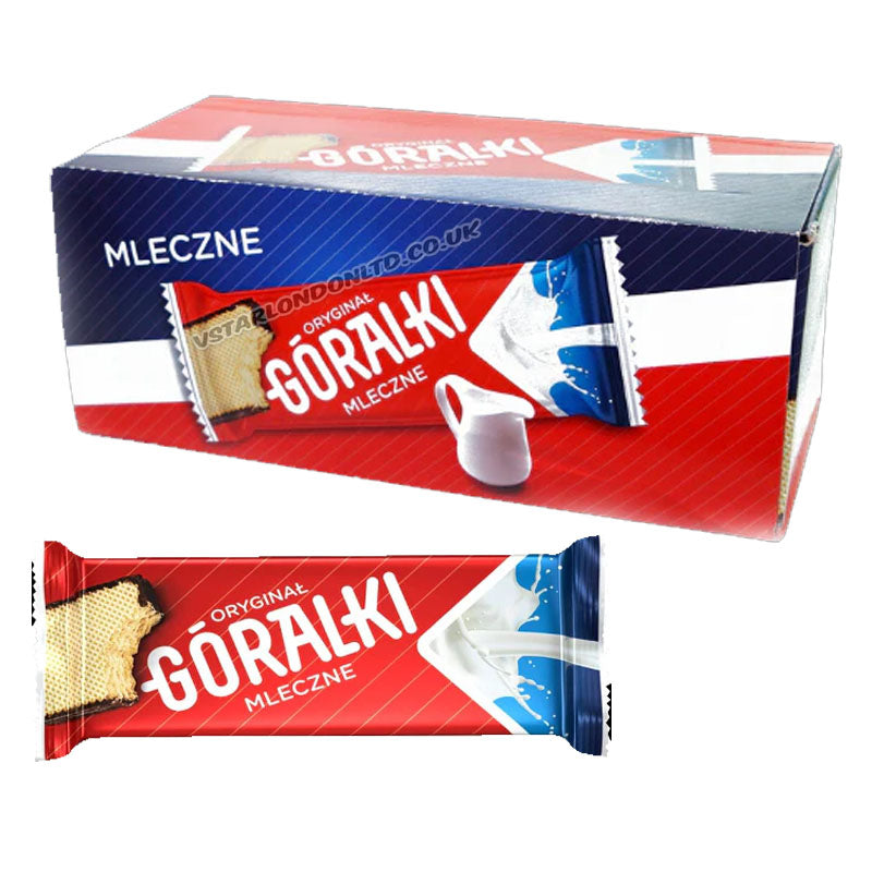 Goralki Wafers 45g Multipack Milky Chocolate Hazelnut Coconut (18 or 36 Packs)