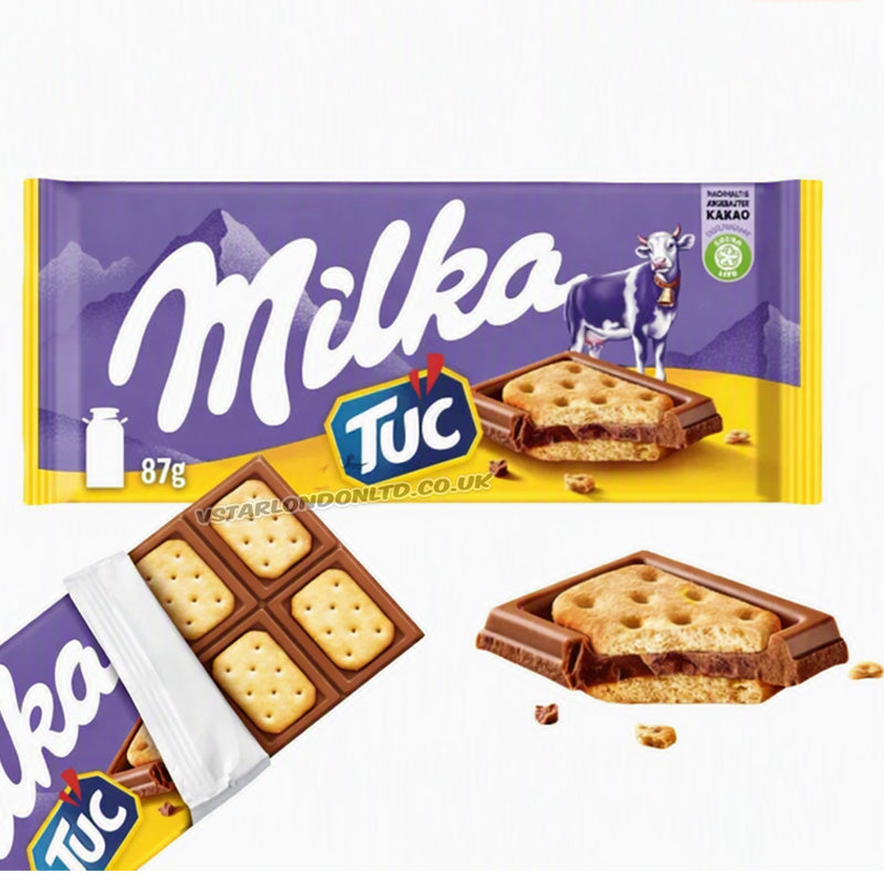 Milka Tuc Chocolate 87g (Box of 18)