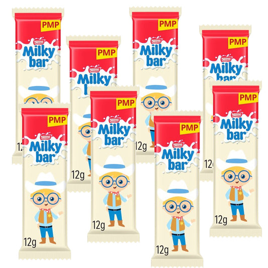 Milkybar Kid White Chocolate 12g PMP Bars | 27 & 54 Bars | Creamy White Chocolate