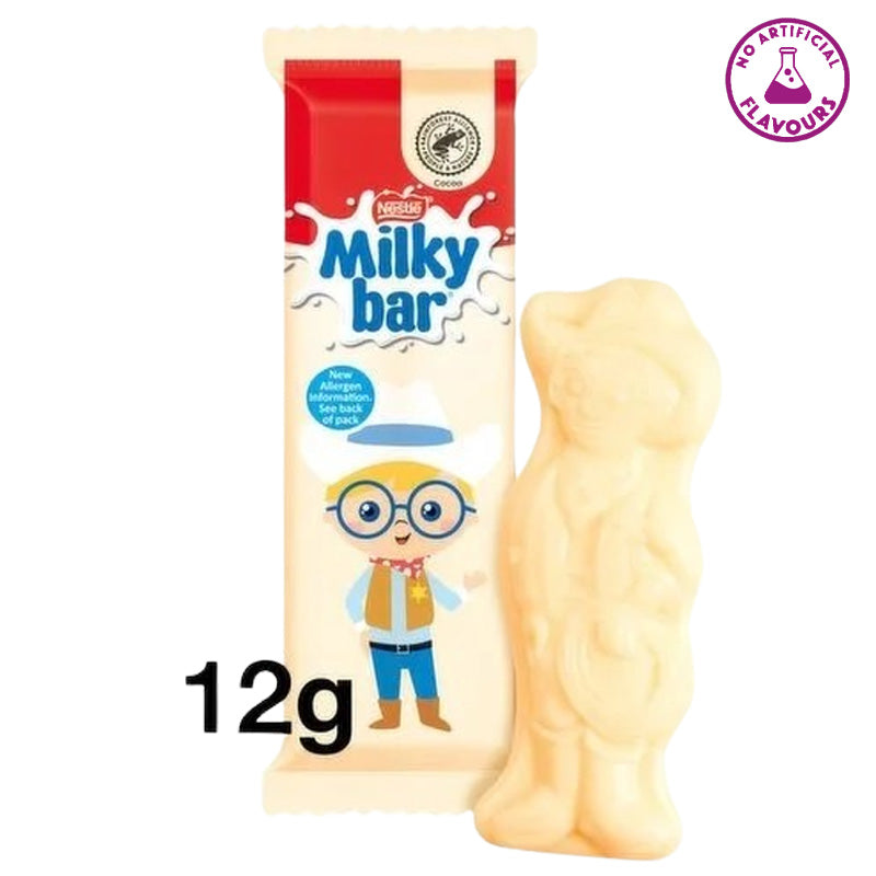 Milkybar Kid White Chocolate 12g PMP Bars | 27 & 54 Bars | Creamy White Chocolate