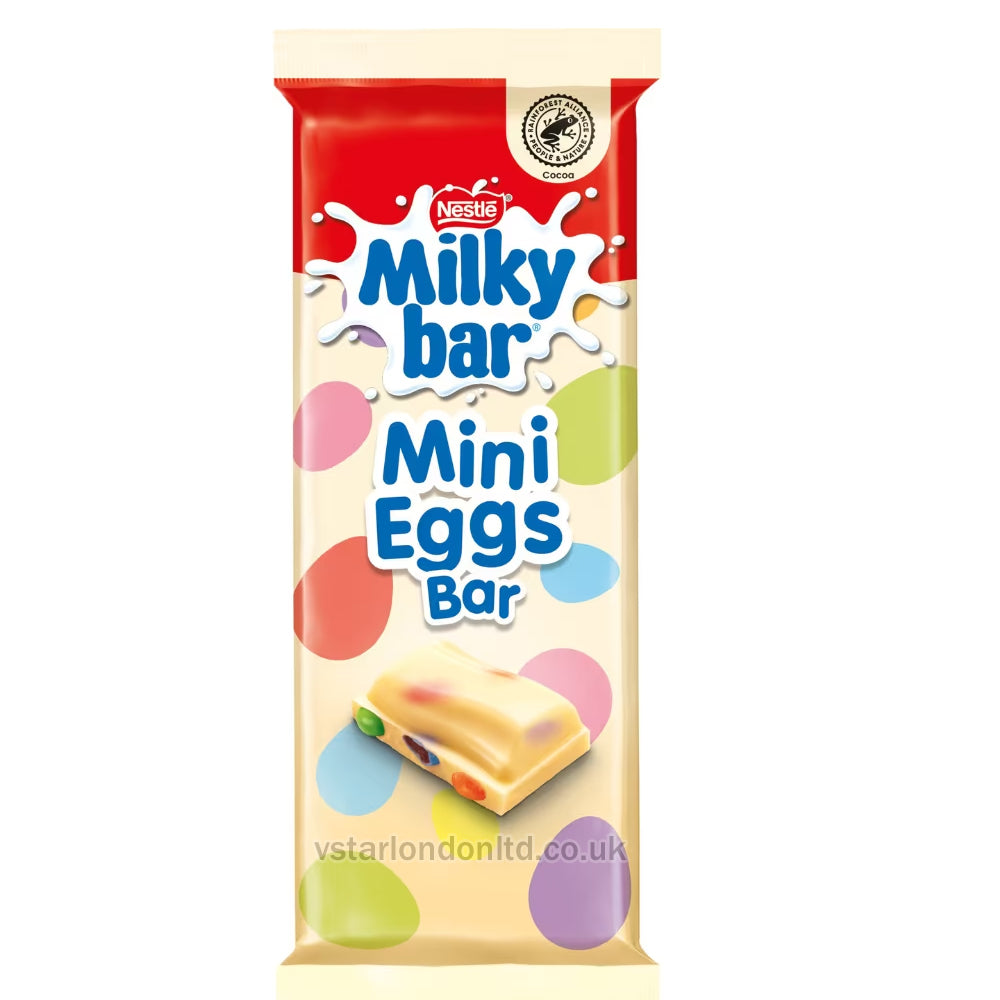 Milkybar Mini Egg Block Bar 100g (Pack of 19 bars)