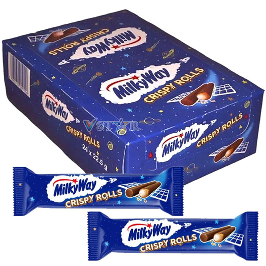 Milky Way Crispy Rolls Chocolate Bar 22.5g (Box Of 24)