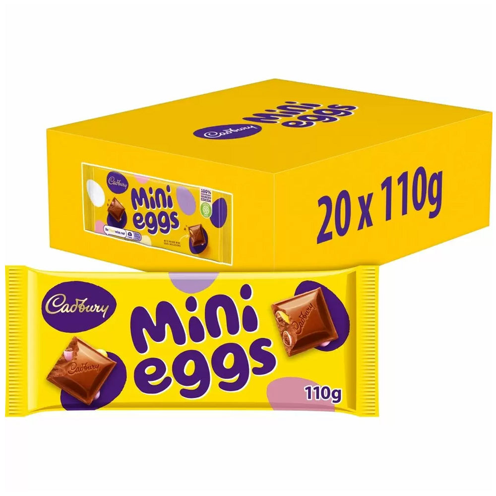 Cadbury Mini Eggs Milk Chocolate Bar 20 x 110g | Easter 2025 Special