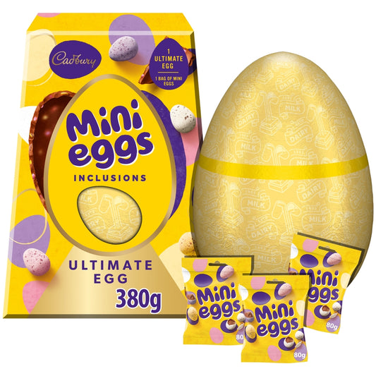 Cadbury Mini Eggs Inclusions Ultimate Egg 380g