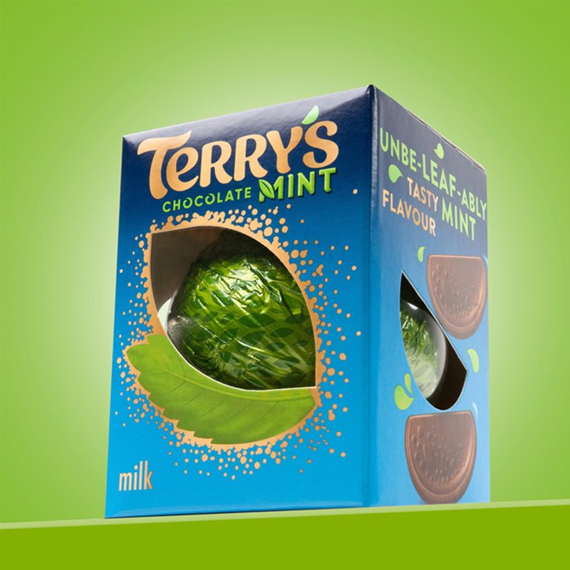 Terry’s Chocolate Mint 145g – Mint Flavour Milk Chocolate Ball