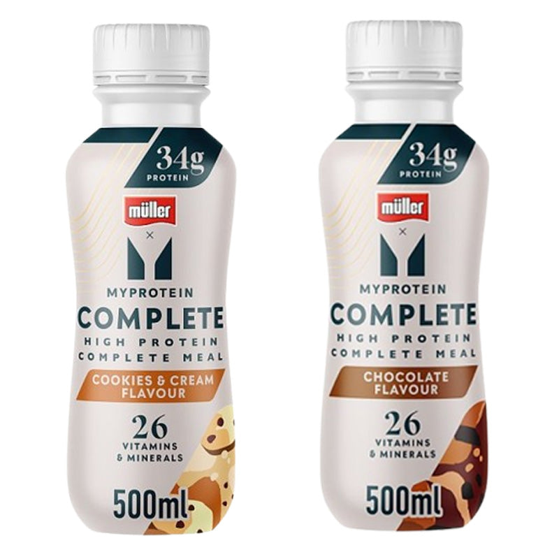 Muller Myprotein Complete Meal Shake 500ml Chocolate Cookies Cream (Box of 6 Bottles)