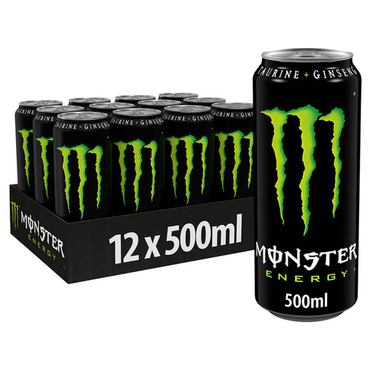 Monster Energy Original Drink 12 x 500ml Cans