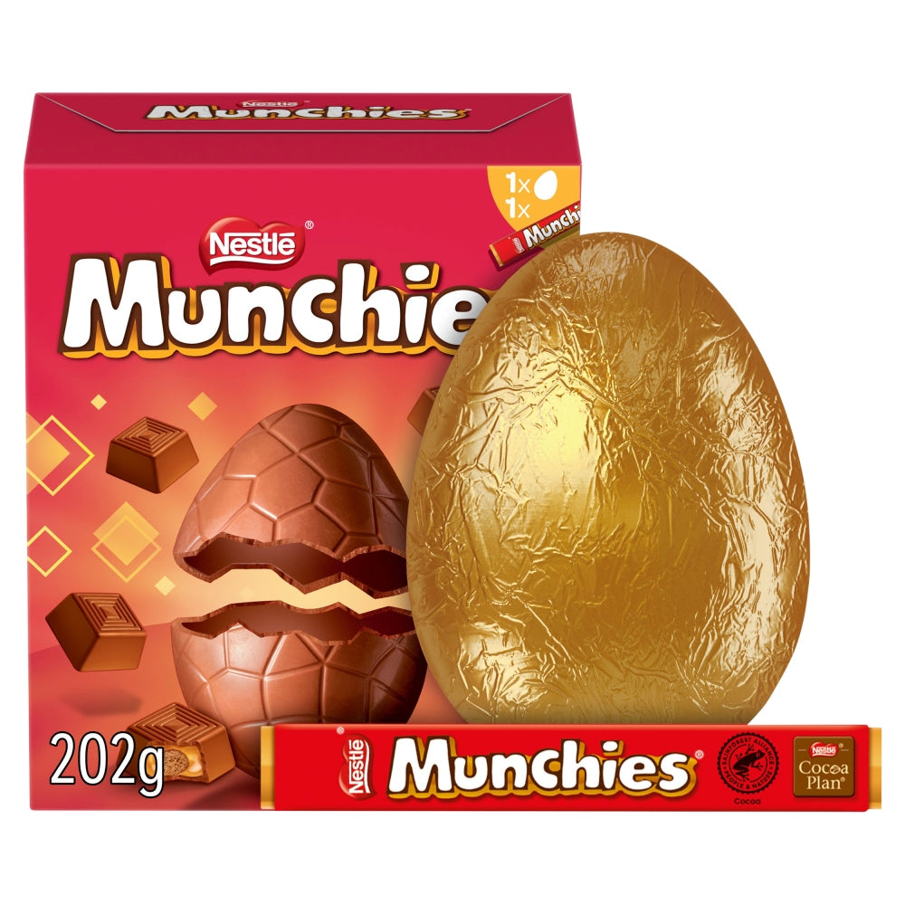 Munchies Milk Chocolate Large Easter Egg 202g