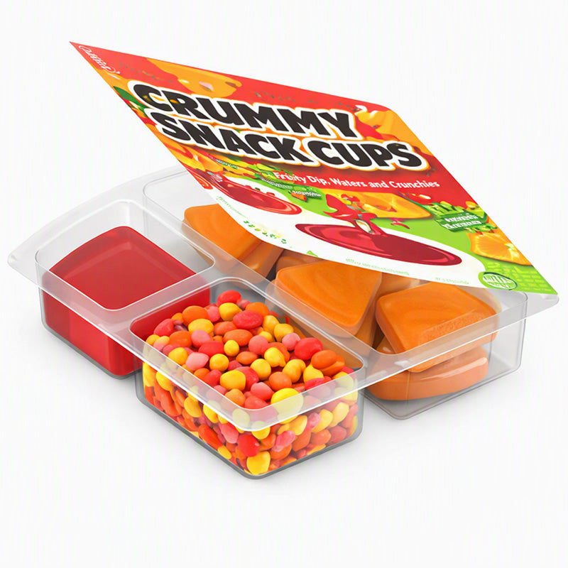 Zed Candy Gummy Nachos & Dips 51g x 12 Packs – Sour Fruit Flavour Sweets