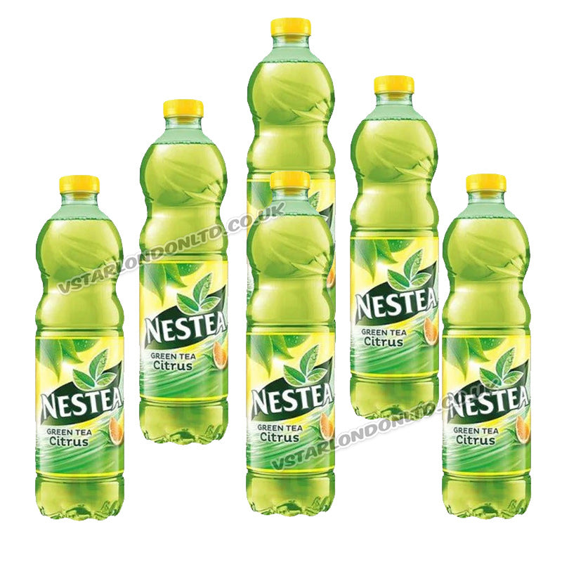 Nestea Ice Tea Green Lemon Flavour  Drink 1.5L (Box of 6 Bottles)