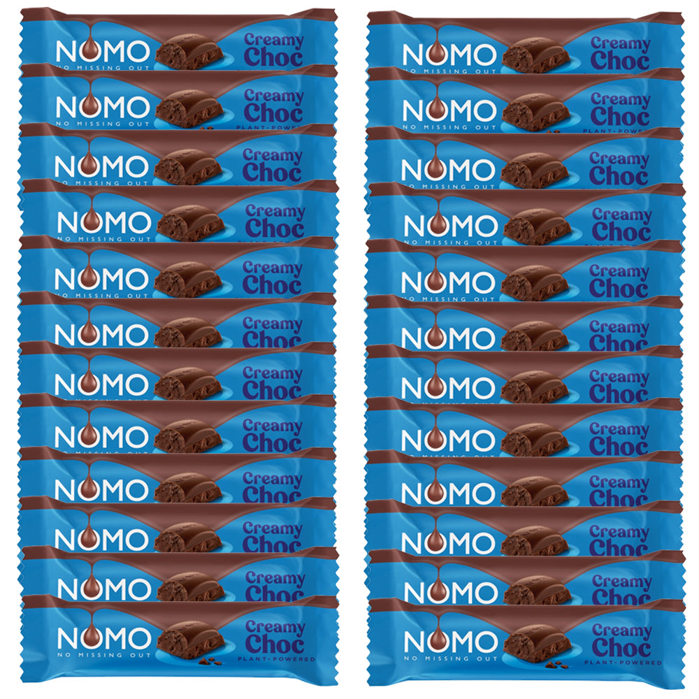 Nomo Creamy Choc Chocolate Bar 38g(24 Bars)