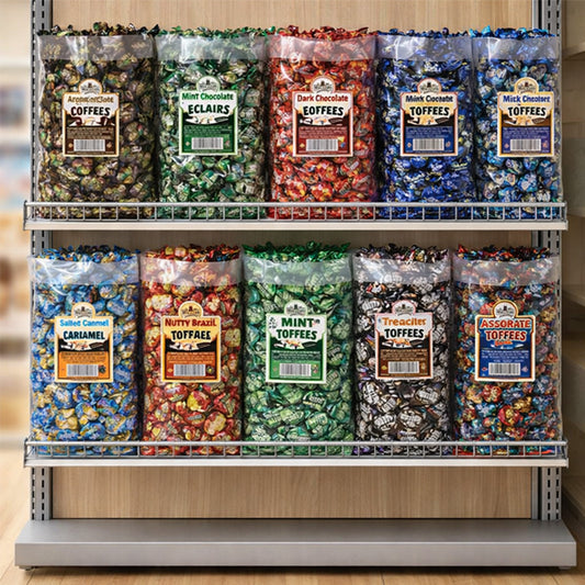 Walkers Nonsuch Toffees Eclairs Assorted Flavours 2.5kg Bulk Sweet Range