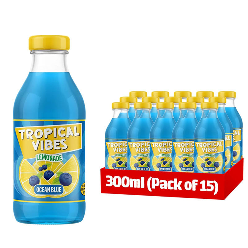 Tropical Vibes Mixed Flavours Soft Drinks Bundle 300ml (Box of 15 Bottles)