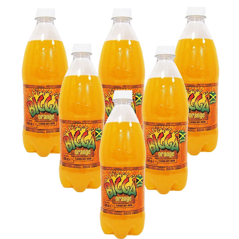Bigga Orange Soft Drink 600ml (Box of 6 & 12 Bottles)