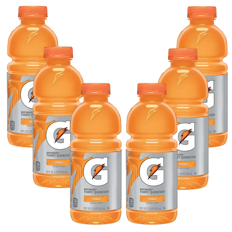 Gatorade Orange Sports Drink 591ml Electrolyte Hydration Drink (6, 12 & 24 Bottles)