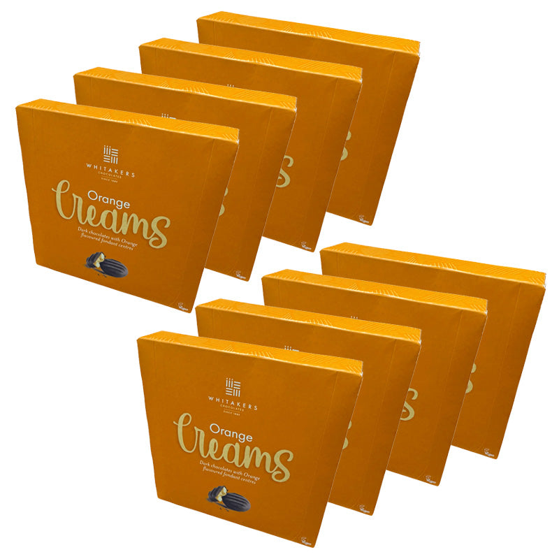 Whitakers Dark Chocolate Coffee Peppermint Orange Strawberry Creams 90g (Box of 8 & 16 Boxes)