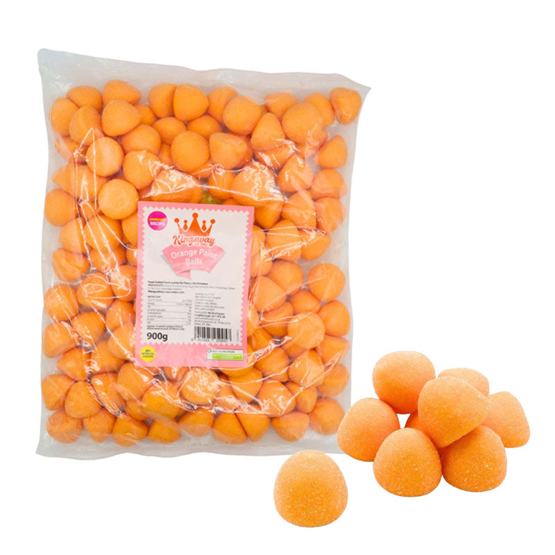 Kingsway Paint Balls  M arshmallows 900g Bag 150 Pieces Assorted Colours Sweets