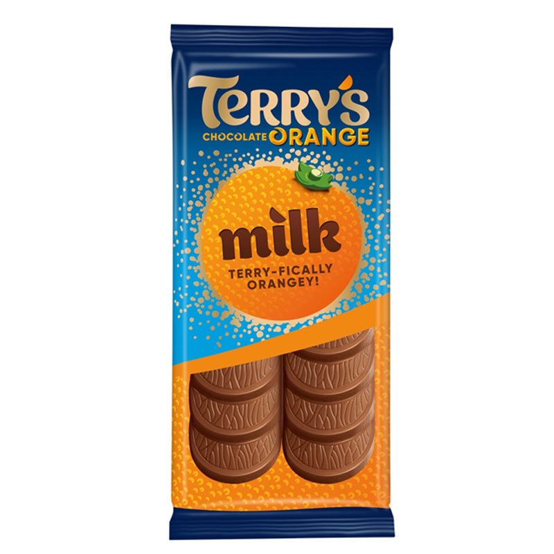 Terry's Chocolate Orange Sharing Bar 90g x 19 Packs – Real Orange Oil