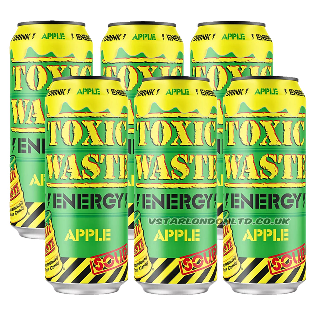 Toxic Waste Sour Apple Energy Drink 12 x 500ml