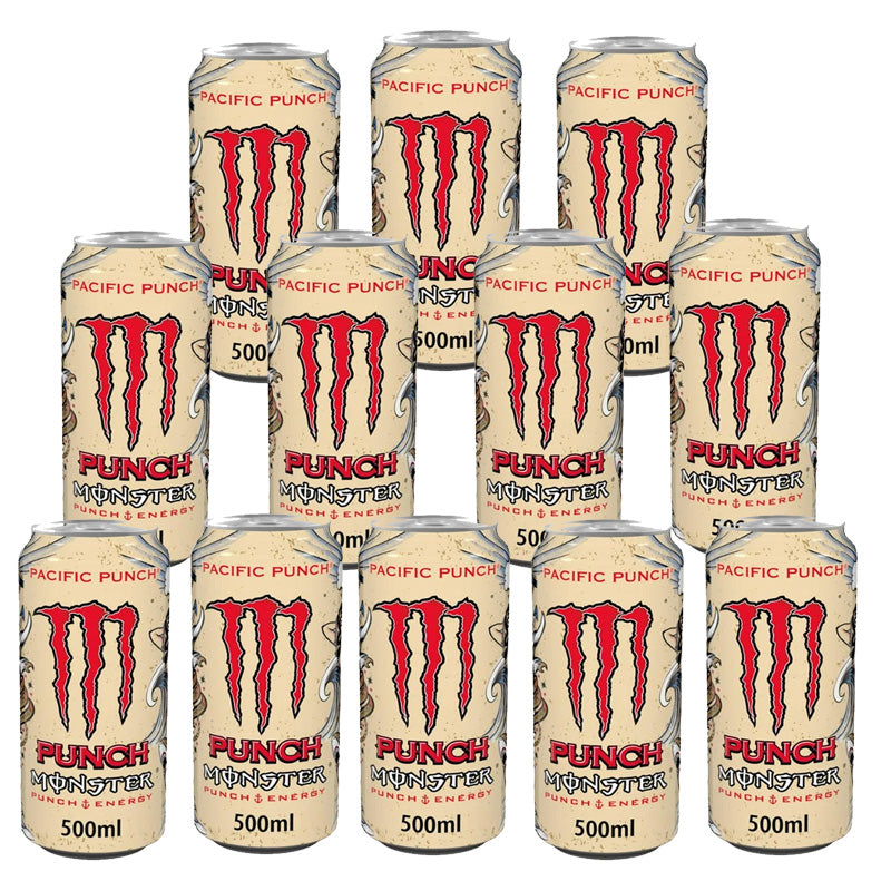 Monster Pacific Punch 500ml Can | Energy Drink (12 & 24 Cans)