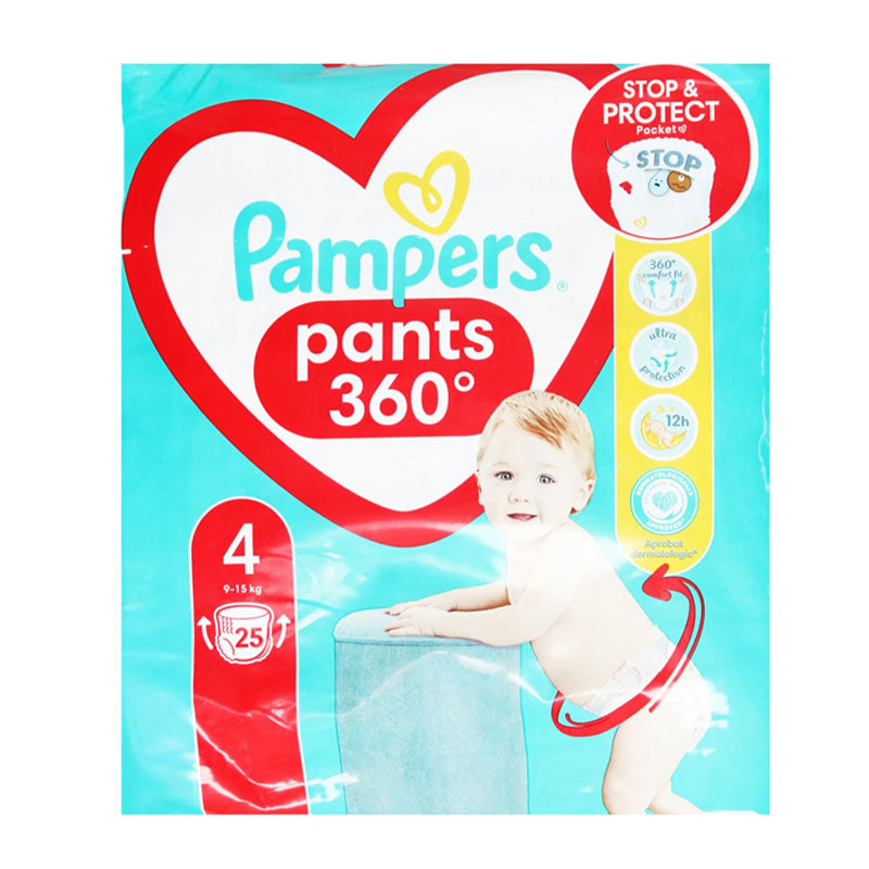 Pampers Baby Dry Pants Size 4 Nappies Diapers (Bag of 25 Packs)