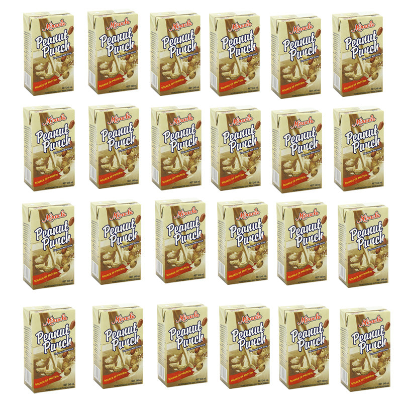 Miracle Peanut Punch Flavoured Milk Drink 240ml (Box of 24)