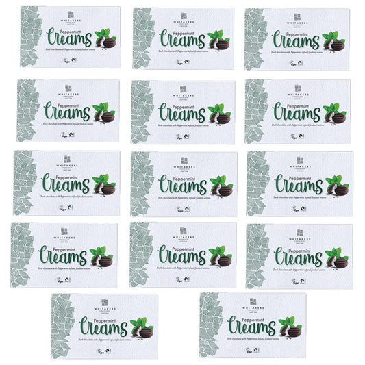 Whitakers Peppermint Creams 150g Premium Mint Chocolate Sweets Gift Box (Box of 14)