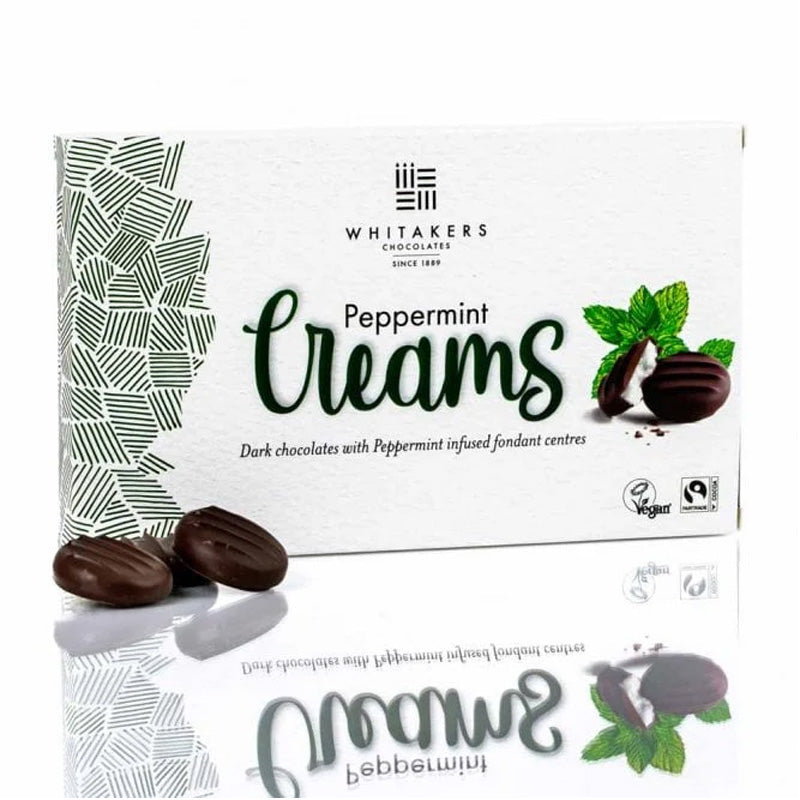 Whitakers Peppermint Creams 150g Premium Mint Chocolate Sweets Gift Box (Box of 14)
