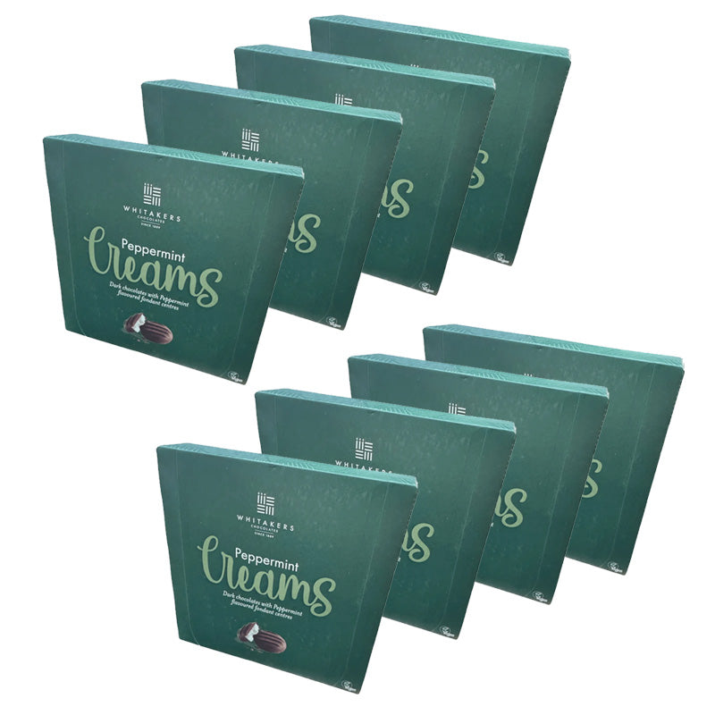 Whitakers Dark Chocolate Coffee Peppermint Orange Strawberry Creams 90g (Box of 8 & 16 Boxes)