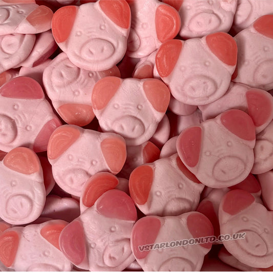 Katja Vegan Fruity Foam Pigs Sweets 500g - 2kg | Fruity Foam Gummy Pigs